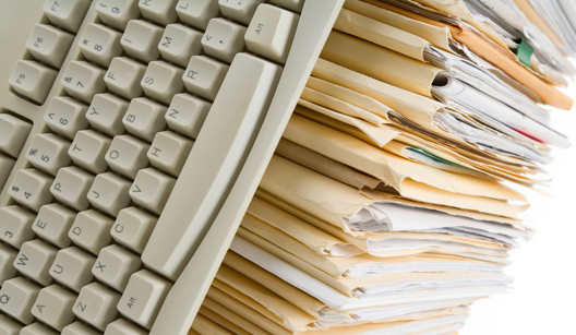 Pasta de referências organizada